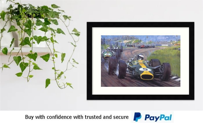 Jim Clark Framed Art Print Jim Clark Framed Art Print